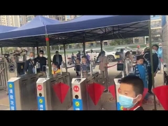 Cổng rào chắn Flap Rào cản quang có thể thu vào Flap Barrier Turnstiles